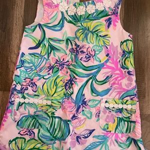 Lilly Pulitzer kids shift dress in Mermaid in the Shade
